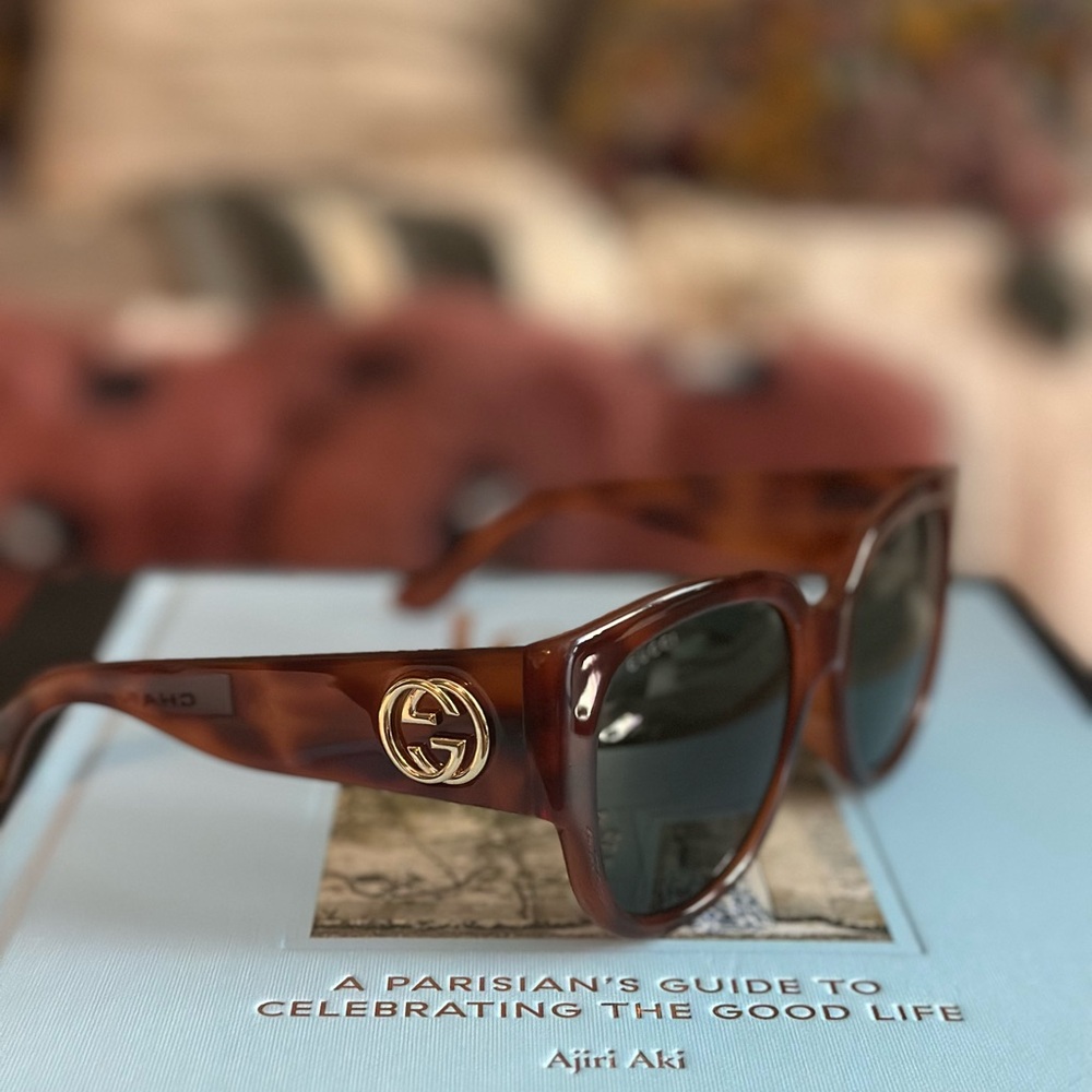 Authentic Gucci Brown Sunglasses